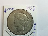 1935 S Peace Dollar