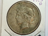 1923 D Peace Dollar