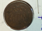 1864 2 Cent Copper