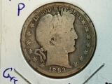 1893 P Barber Half Dollar