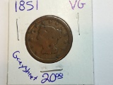 1851 Large Cent