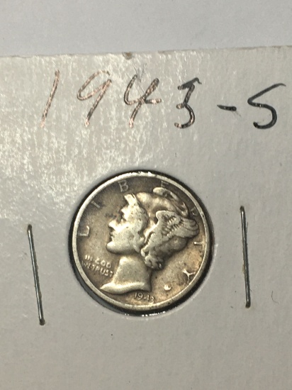 1943 S Mercury Dime