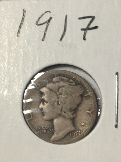 1917 P Mercury Dime