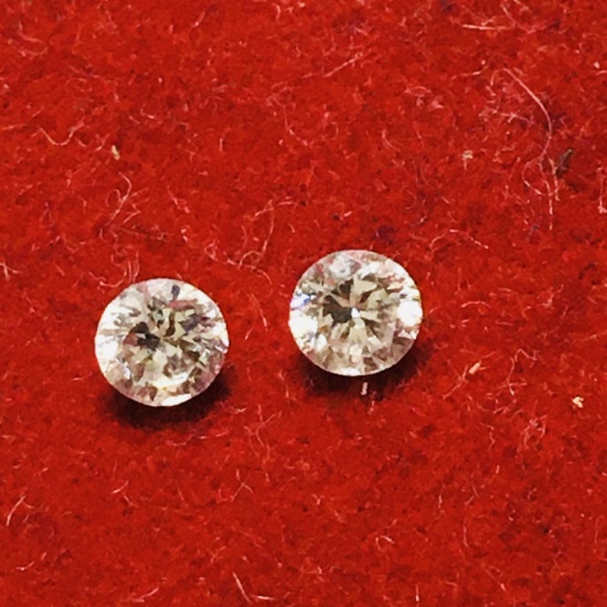 Diamonds Round Natural .20+ Cts Vs Whites Sparkly High End Earth Mined Diamonds
