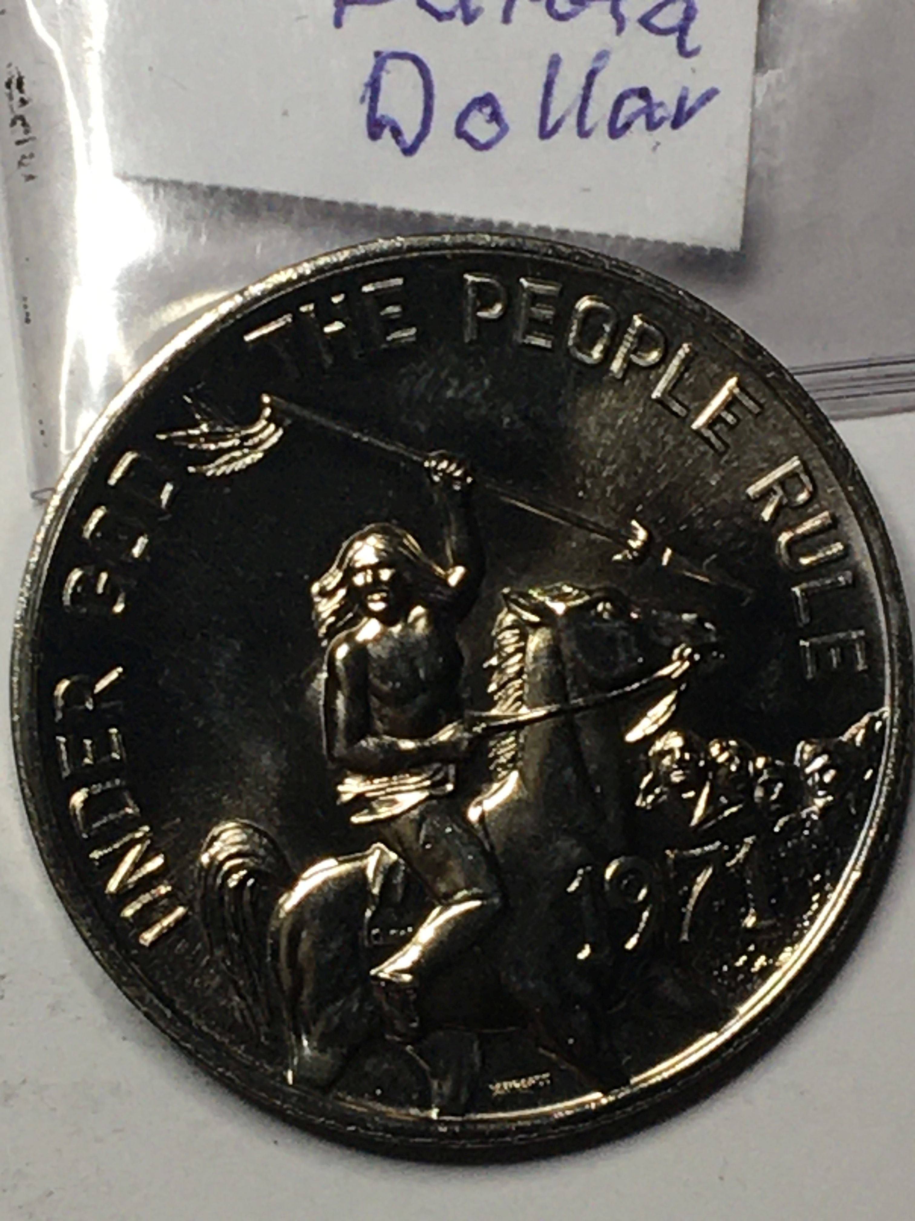 Under God The People Rule 1973 South Dakota Souvenir Dollar