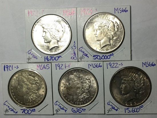 MONTHLY HIGHGRADE SILVER, CENT & MORE
