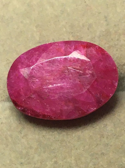 Ruby Blood Red 9.6+ Cts Top A A A Natural Gemstone