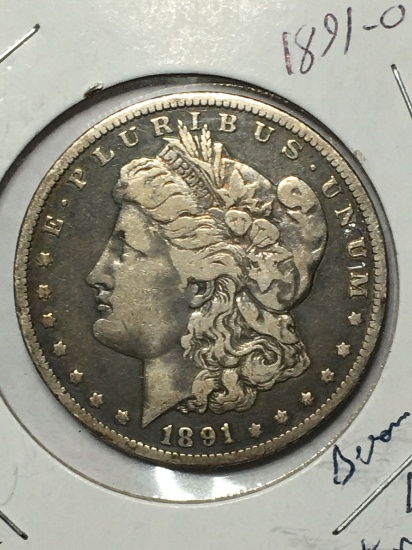 Morgan Silver Dollar 1891 O Better Date