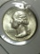 Washington Silver Quarter 1964 D/ D gem B U Bold Frosty White