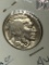 Buffalo Nickel 1936 D/ D A U To Uncirculated nice Coin Lusterous