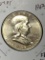 Franklin Half Dollar 1962 D Gem B U  Full Bell Lines Blazing Luster