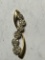 10kt yellow Gold Natural Diamond Pendant .25+ Cts 1.27 Grams Vintage Stamped 10kt