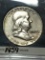 Franklin Silver Half 1959 D/d A U Bold D Over D