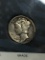 Mercury Silver Dime 1942 In Hard Plastic Case