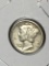 Mercury Silver Dime 1943 A U