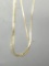 24kt gold Layered Vintage Necklace 16”