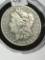 Morgan Silver Dollar 1890 O Better Date Very fine in Hard Plastic Case