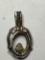 Antique Sterling Silver And 14kt Yellow Gold Pendant For Picture 12+ Grams 1800s Very Old