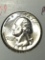 Washington Silver Quarter 1958 Gem B U Blazing Satin White High Grade
