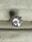 Sterling Silver .925 Synthetic Diamond Stud