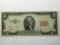 2 Dollar Bill 1953 High Grade Crsip Uncirculated with Rare Off Cut Error $$$