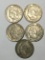  mexico Centavos Lot Of 5 20 Centavos Coins 1964 To 1968 Vintage Coin Lot
