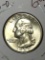 Washington Silver Quarter 1958 D Gem B U Blazing High Grade From Original Bank wrapped roll