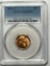 Lincoln Wheat Cent 1954 S  graded red With Nice Colorful Tones