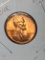 Lincoln Wheat Cent 1948 S Gem B U Red Off Strike Error From Original bank wrapped roll Blazing