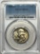 Washington Silver Quarter 1954 D  Graded pastel Rainbow From Mint Set