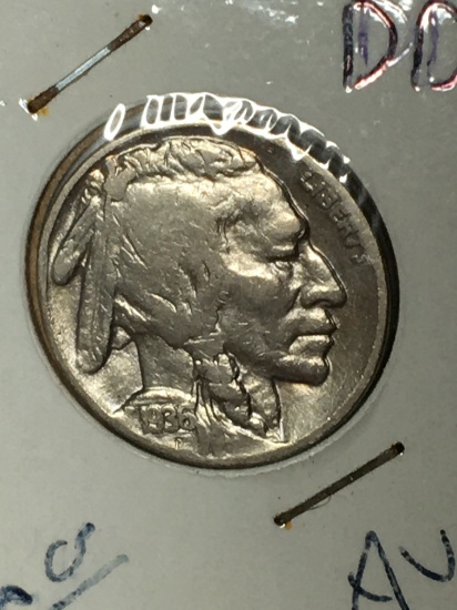 Buffalo Nickel 1936 D/ D A U To Uncirculated nice Coin Lusterous