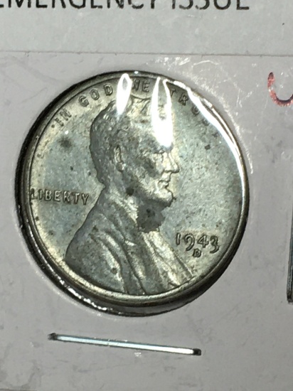 Steel War Time Cent 1943 D  Uncirculated