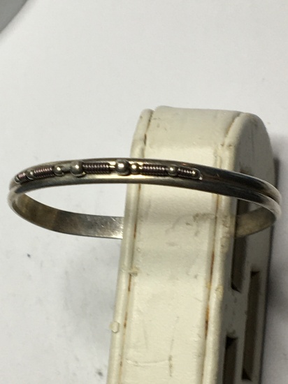 Sterling Silver Antique Bangel Bracelet 8+ Grams