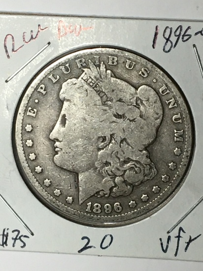 Morgan Silver Dollar 1896 O Rare Date