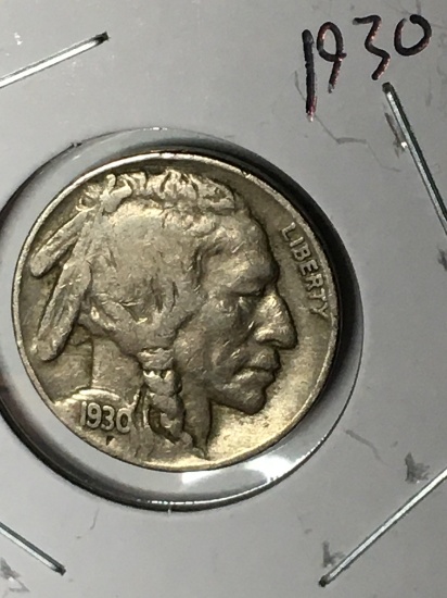 Buffalo Nickel 1930 Better Grade