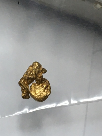 Gold Nuggets Alaskan .162 Grams 22kt Top End A A A Quality