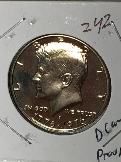 Kennedy Half Dollar 1976 Proof Deep Cameo