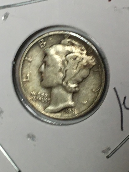 Mercury Silver Dime 1931 Better Date Low Mintage A U Nice Coin
