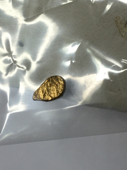 Gold Nugget Alaskan 22kt chunky Top End A A A Yellow .114 Grams