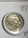 Buffalo Nickel 1934 Better Date Very fine to Extra fine