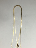 24kt gold Layered Vintage Necklace 24”