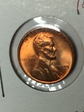 Wheat Cent 1955 D Gem Bu High Grade Red M S++++++++ From Original bank wrapped roll