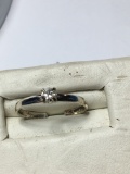 Diamond And 10kt gold Ring Vintage Baby Ring