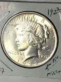 Peace Silver Dollar 1922 Gem B U Blazing High Grade M S++++++