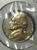 Jefferson Nickel 1963 Gem B U Rainbow Full Steps