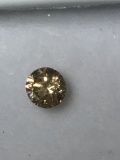 Champagne Diamond Natural V S++ Untreated Top A A A .35+ C T $999 Retail Round Wow Diamond
