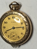 Elgin Antique Gold Pocket Watch Very Old 1800s