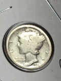 Mercury Silver Dime 1924 S Rare Date