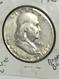Franklin Silver Half 1951 Better Date