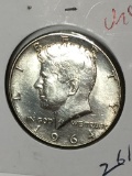 Kennedy Silver Half 1964 Frosty B U 90%